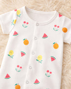 Sunny Fruits Half Length Romper