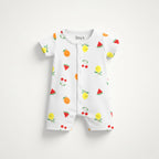 Sunny Fruits Half Length Romper