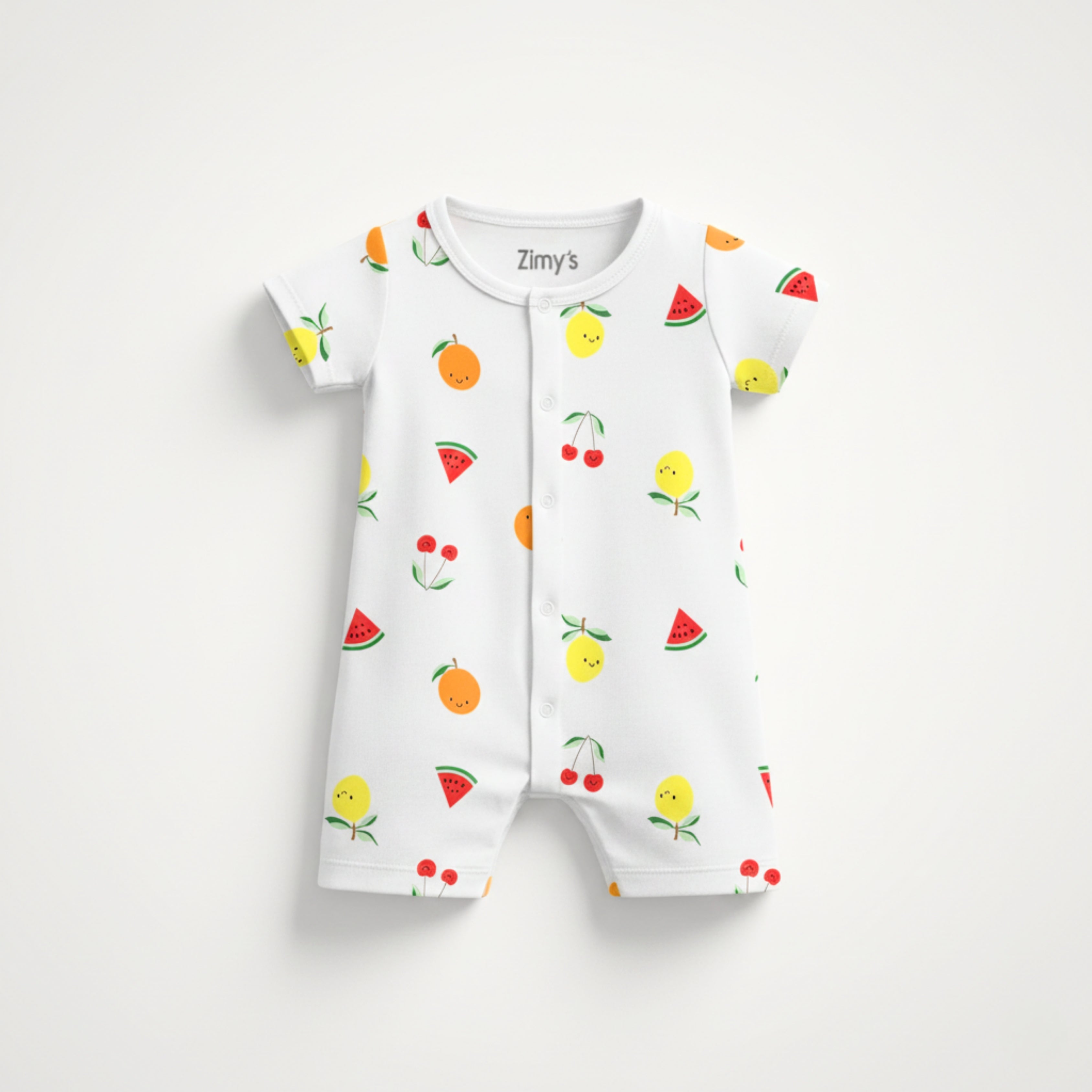 Sunny Fruits Half Length Romper