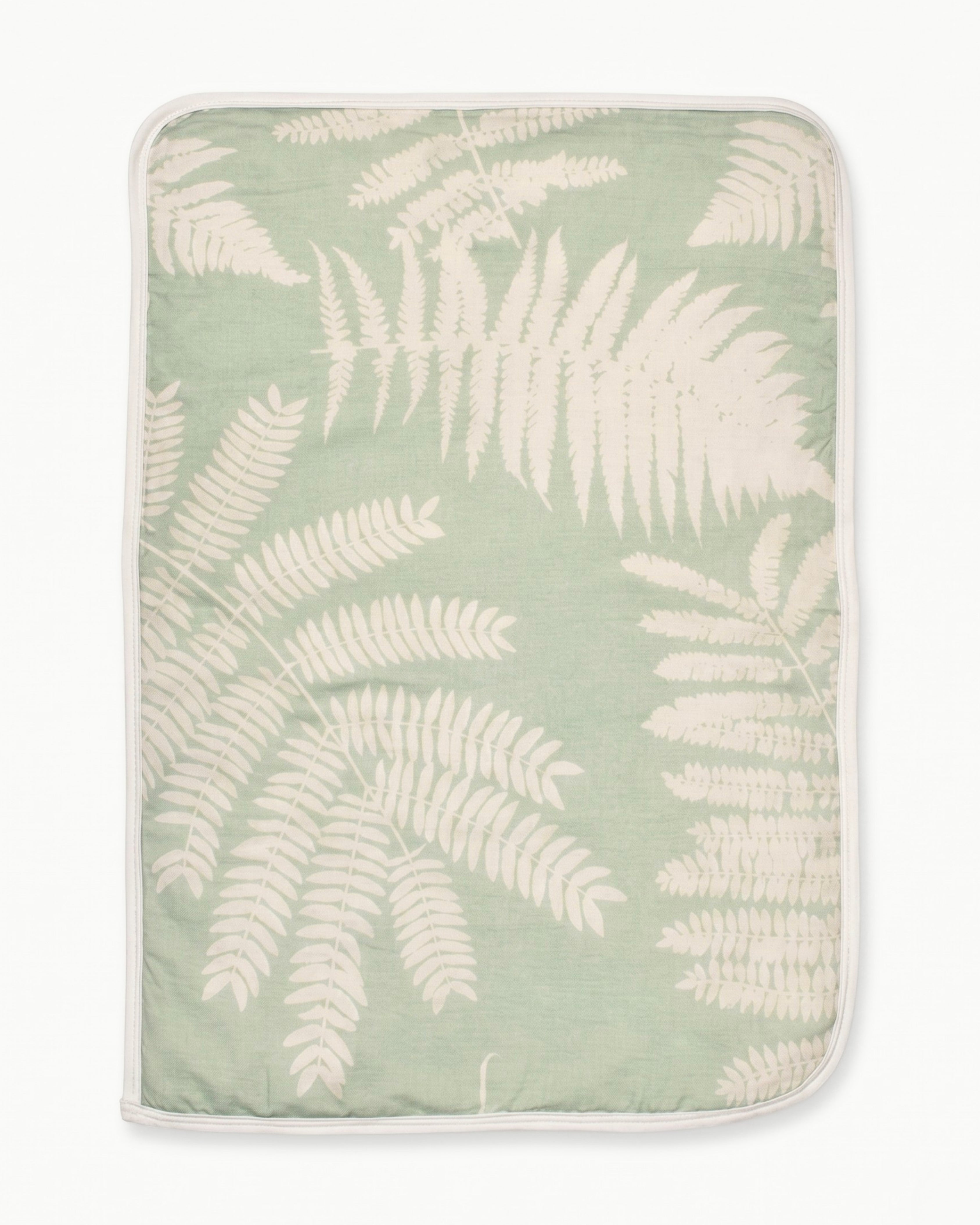 Waterproof Diaper Changing Sheet –  Mint Leaves (17x23) (Inches)