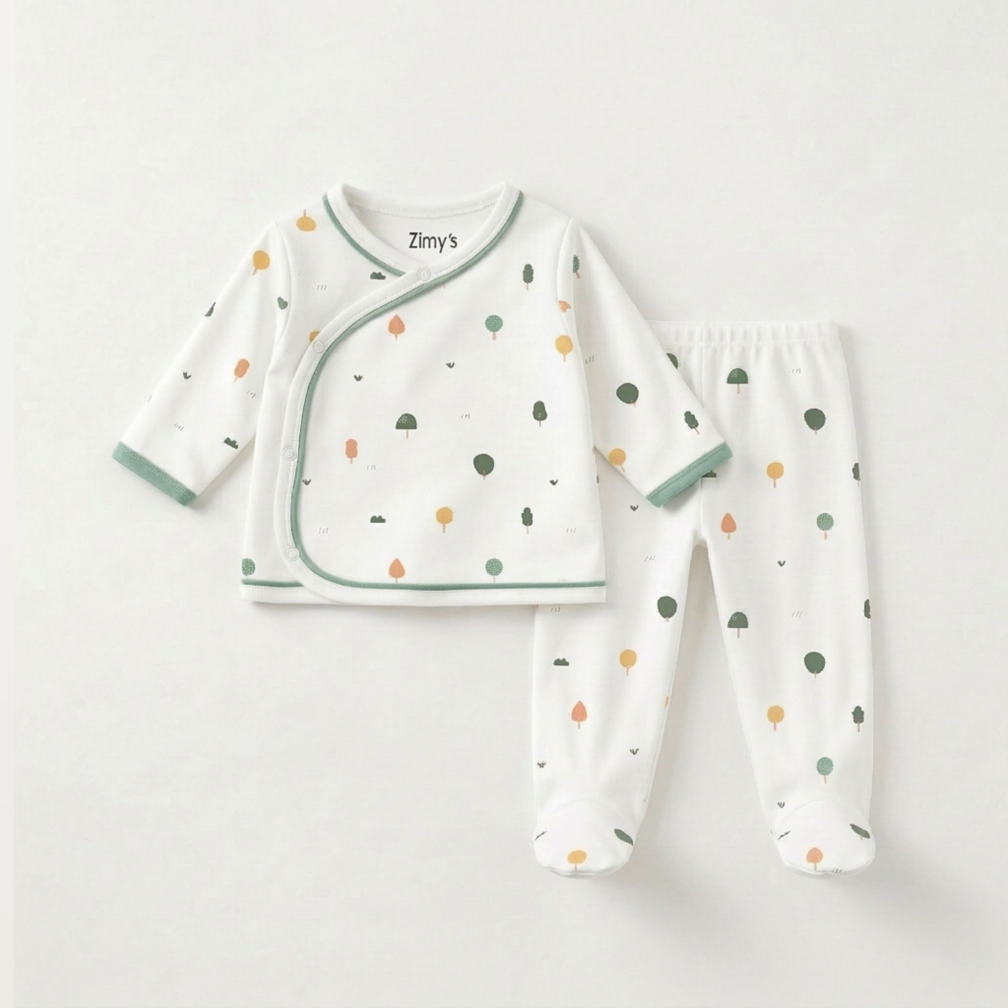 Rain Forest - 2-Piece Jhabla Set