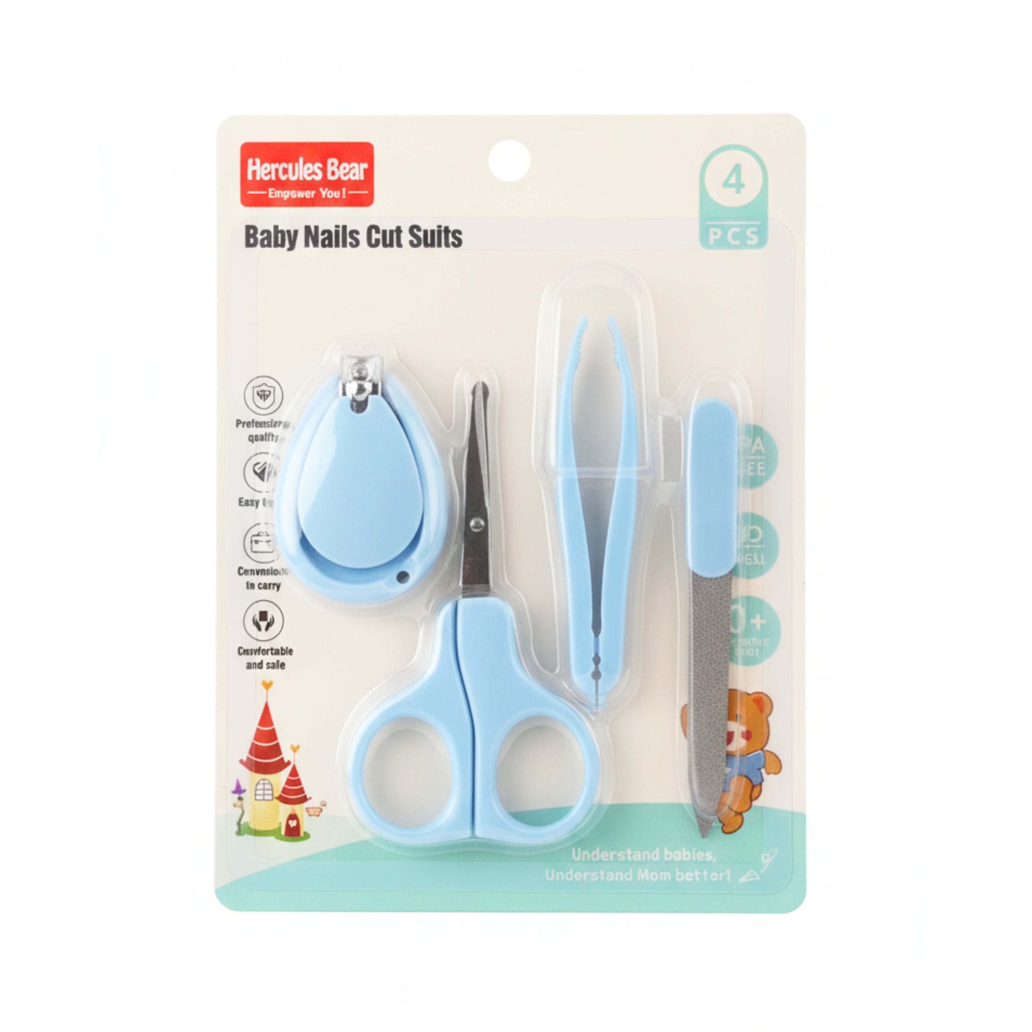 4-Piece Baby Nail Care Kit