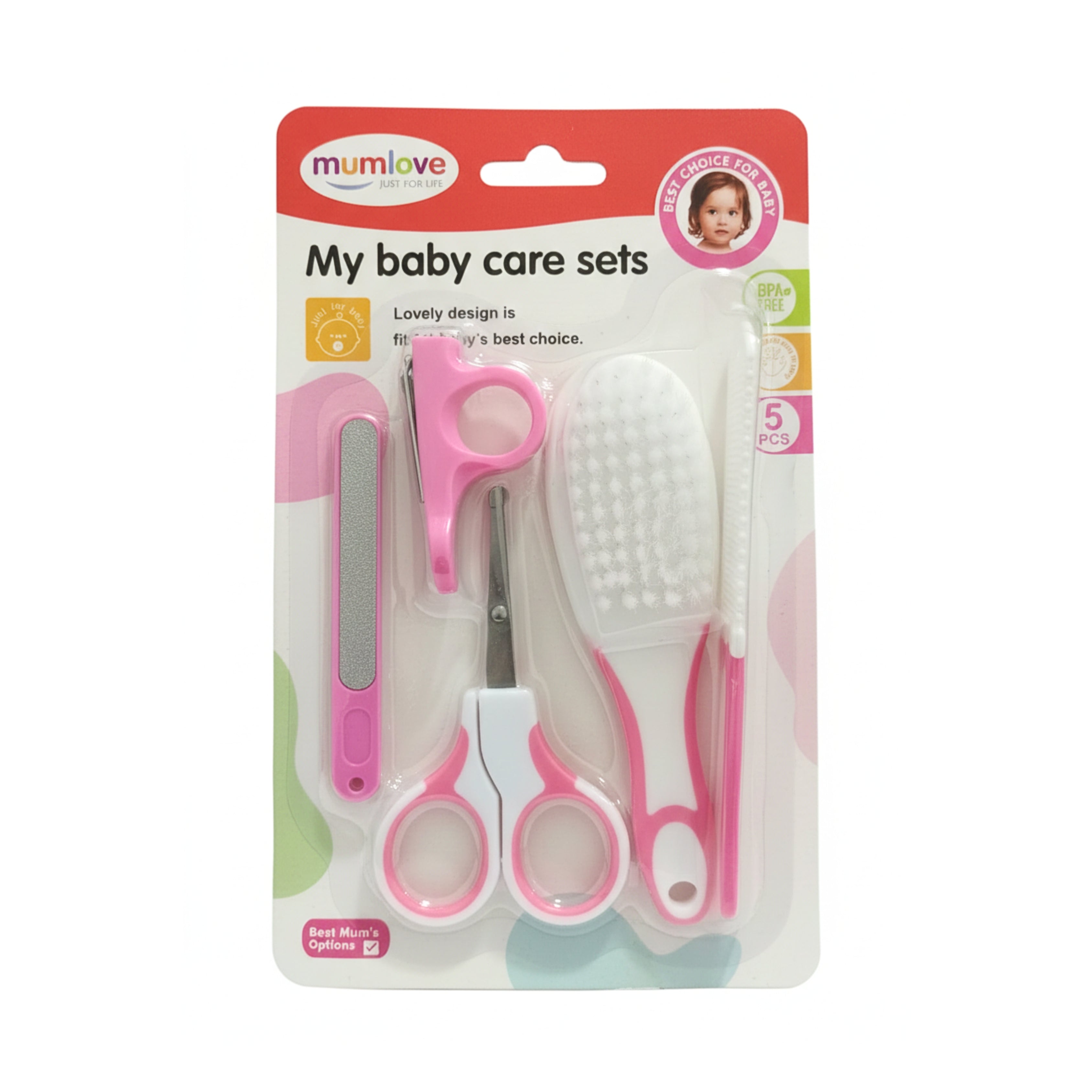 5-Piece Baby Grooming & Care Set (BPA Free)