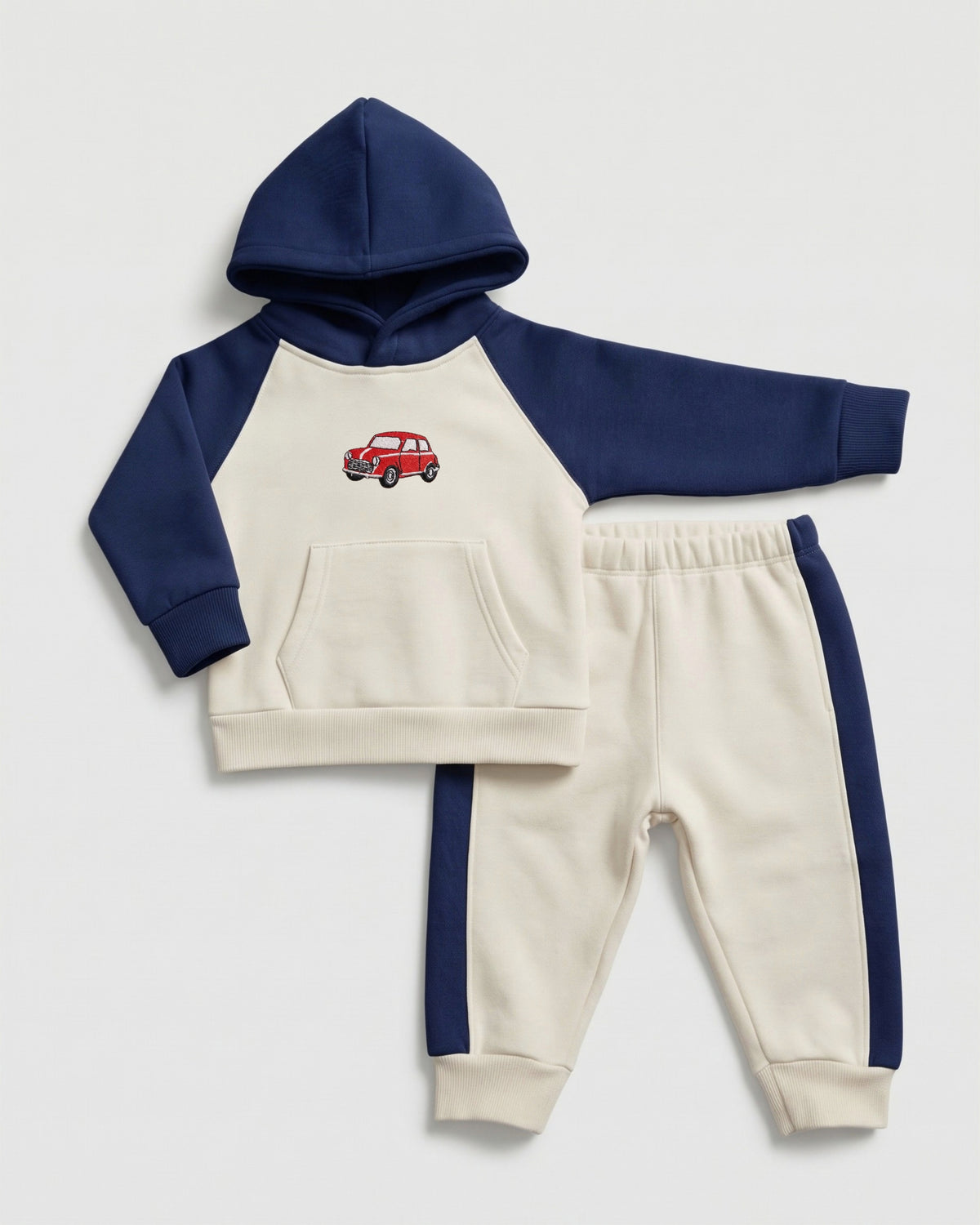 Little Car 2-Piece Fleece Hoodie Set