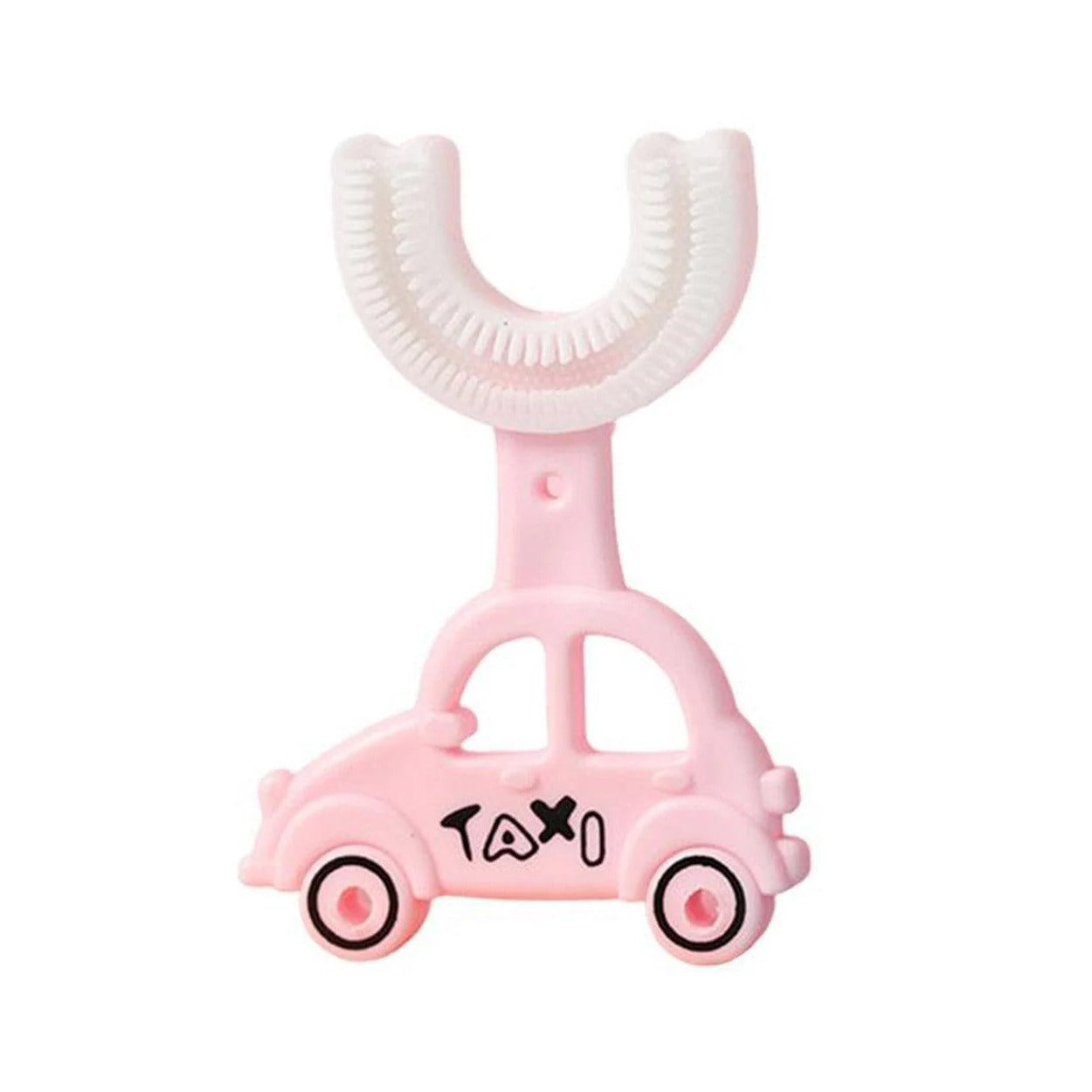 U-Shaped Silicone Toothbrush – Car Design for Kids – Baby Oral Care