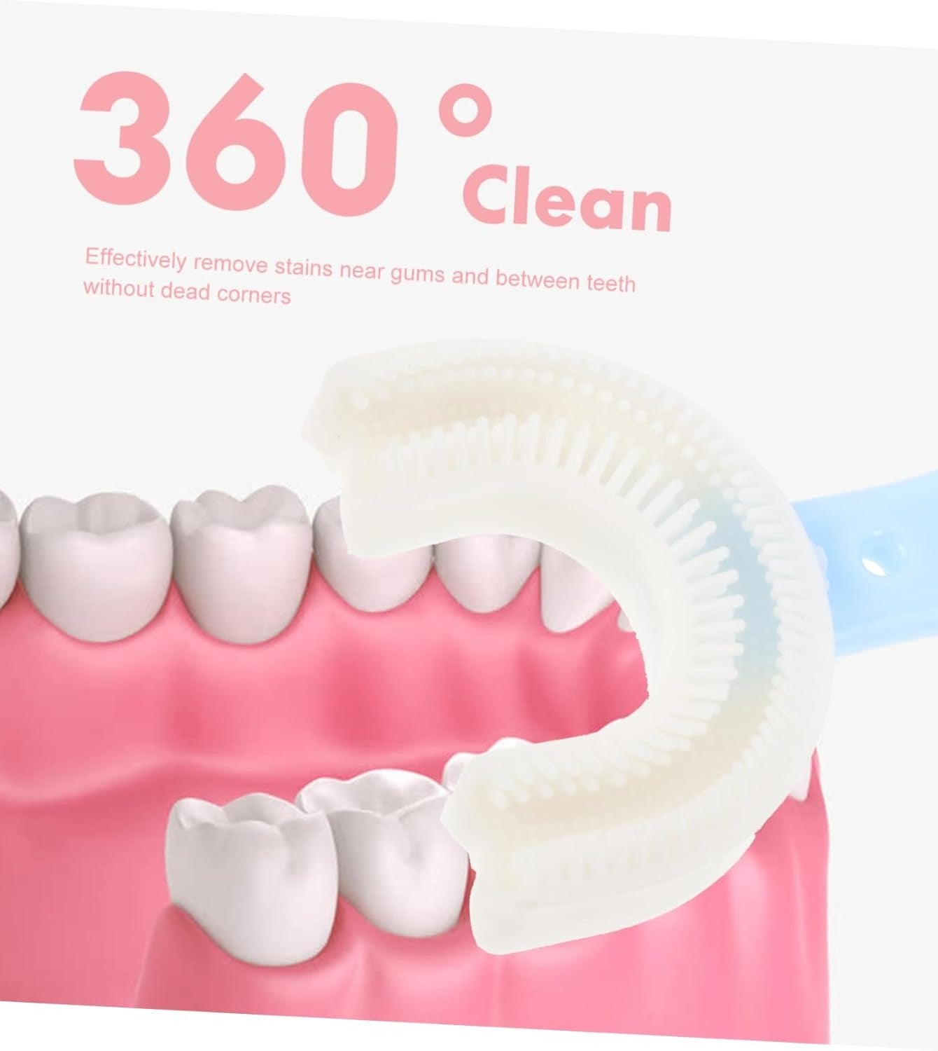 U-Shaped Silicone Toothbrush – Car Design for Kids – Baby Oral Care