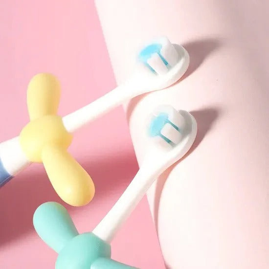 FlexiTeeth Baby Training Toothbrush – 360° Silicone Grip – Baby Oral Care
