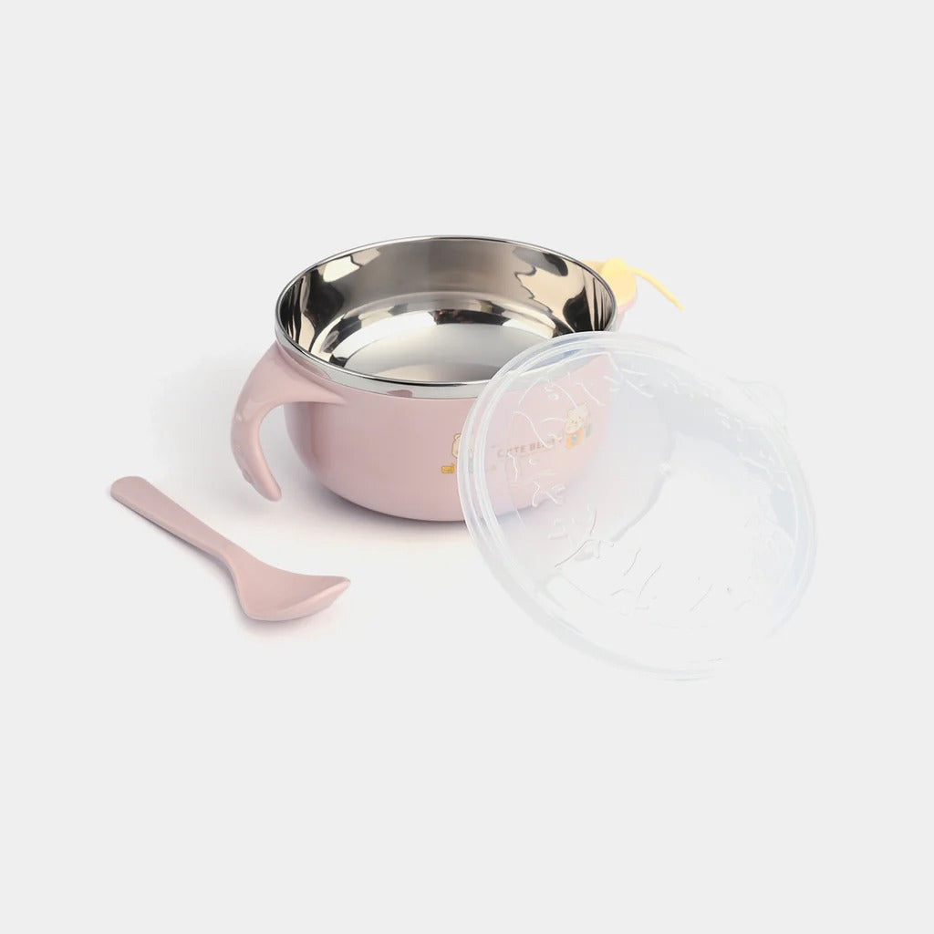Kids' Insulated Stainless Steel Baby Bowl | Thermal Feeding Bowl
