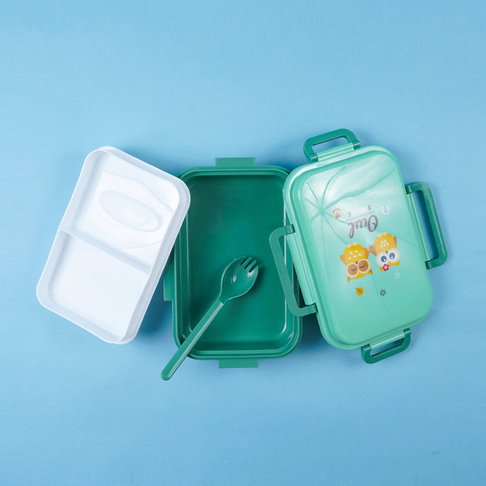 Kids Lunch Box & Water Bottle Set – Toddler Owl School Lunch Kit
