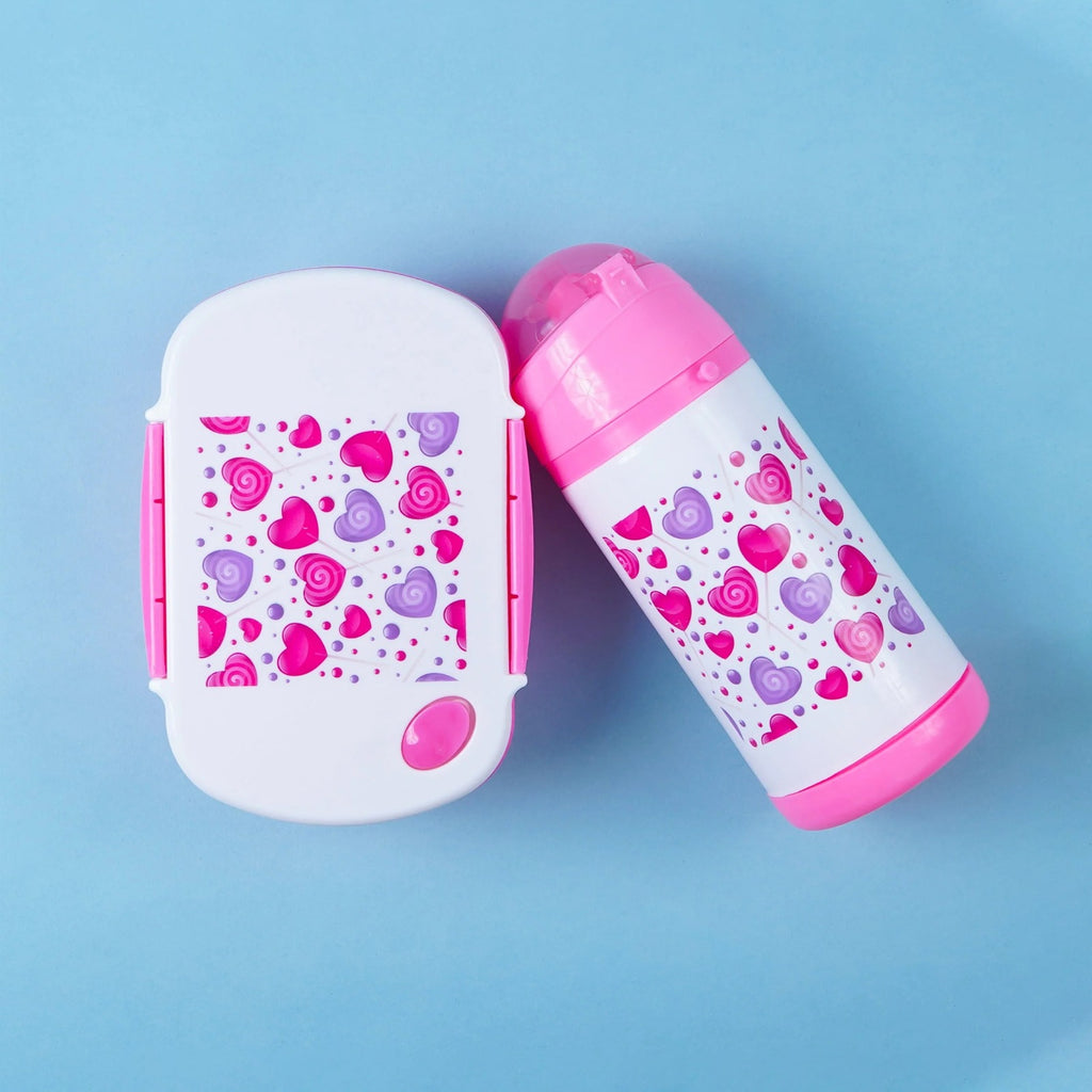 Kids Lunch Box & Water Bottle Set