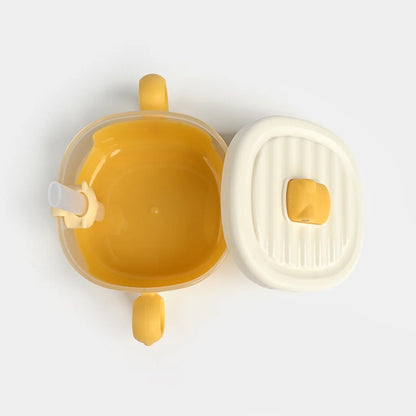Toddler Feeding Set – Non-Slip Silicone Bowl & Straw Sippy Cup (Food-Grade PP & Silicone)