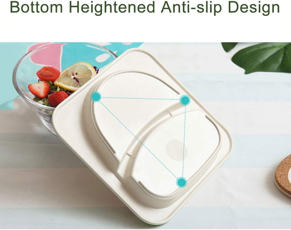 5-Piece Eco-Friendly Bamboo Fibre Kids Dinnerware Set