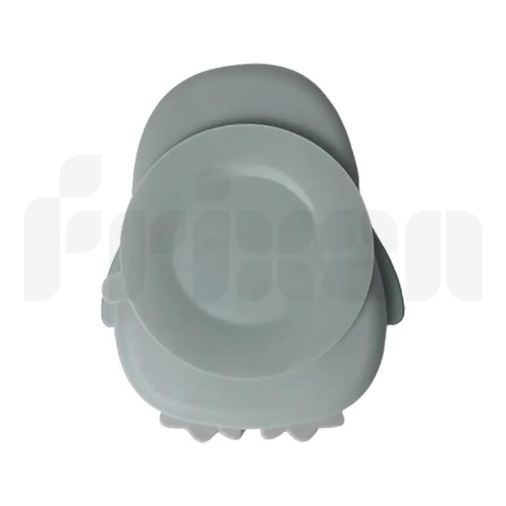 Cute Penguin Silicone Divided Plate with Suction - Spill-Proof Baby & Toddler Dinnerware Set