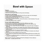 Baby Feeding Bowl & Spoon Set – Microwave Safe Bowl for Baby