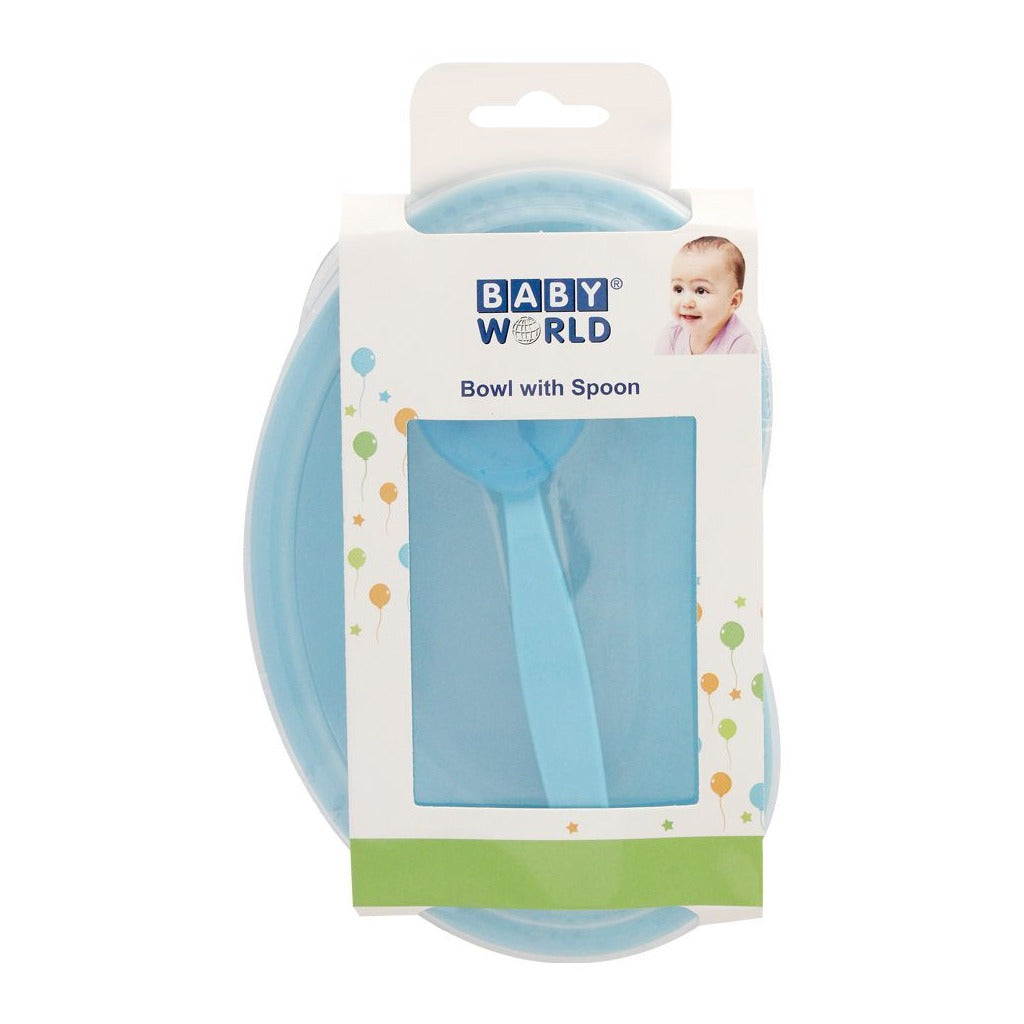 Baby Feeding Bowl & Spoon Set – Microwave Safe Bowl for Baby's First Foods