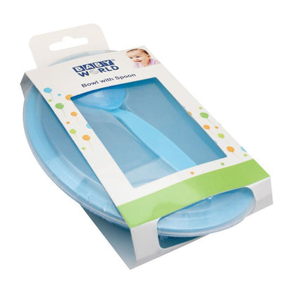 Baby Feeding Bowl & Spoon Set – Microwave Safe Bowl for Baby's First Foods