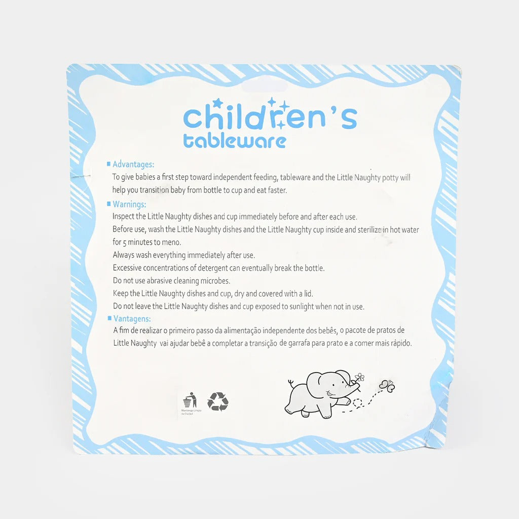 5-Piece Kids Dinnerware Set – BPA-Free Divided Plate Tableware For Kids