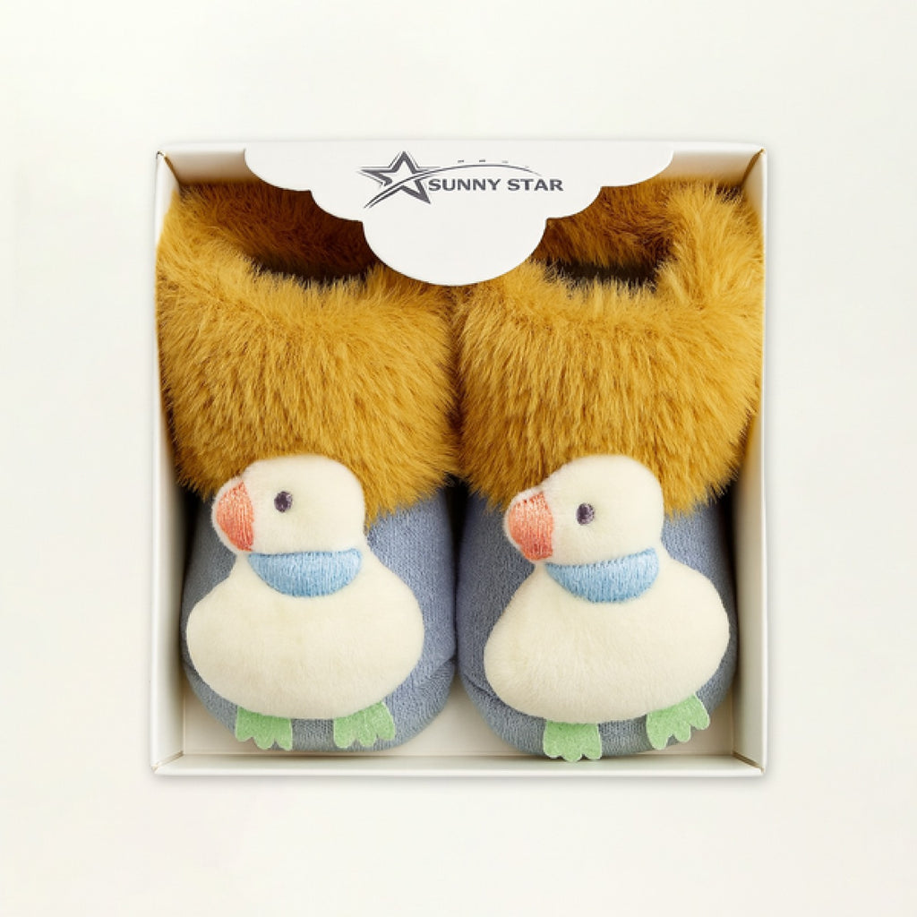 Baby Booties – Infant Soft Socks (Yellow Duck)