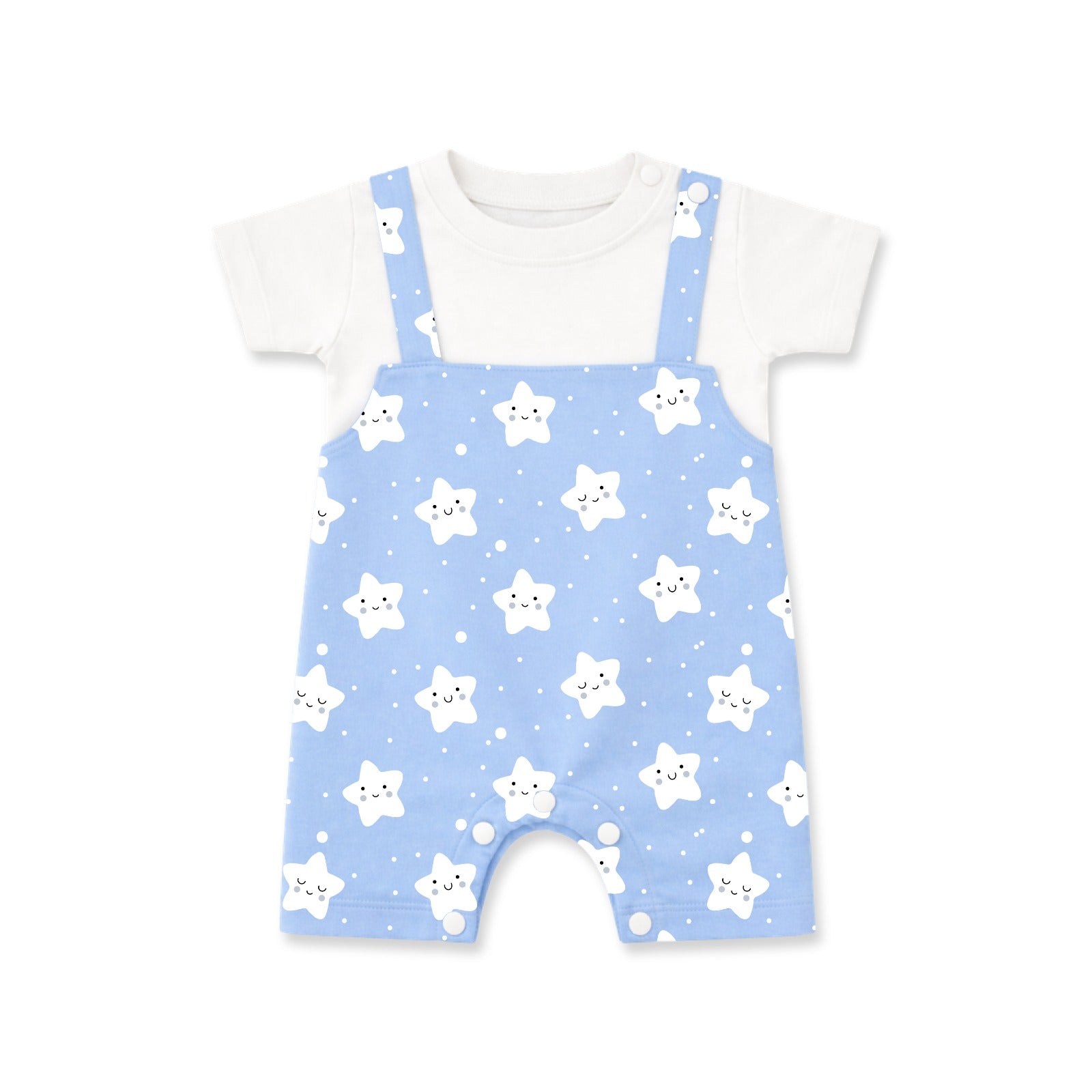 Twinkle Stars - Dungaree Romper