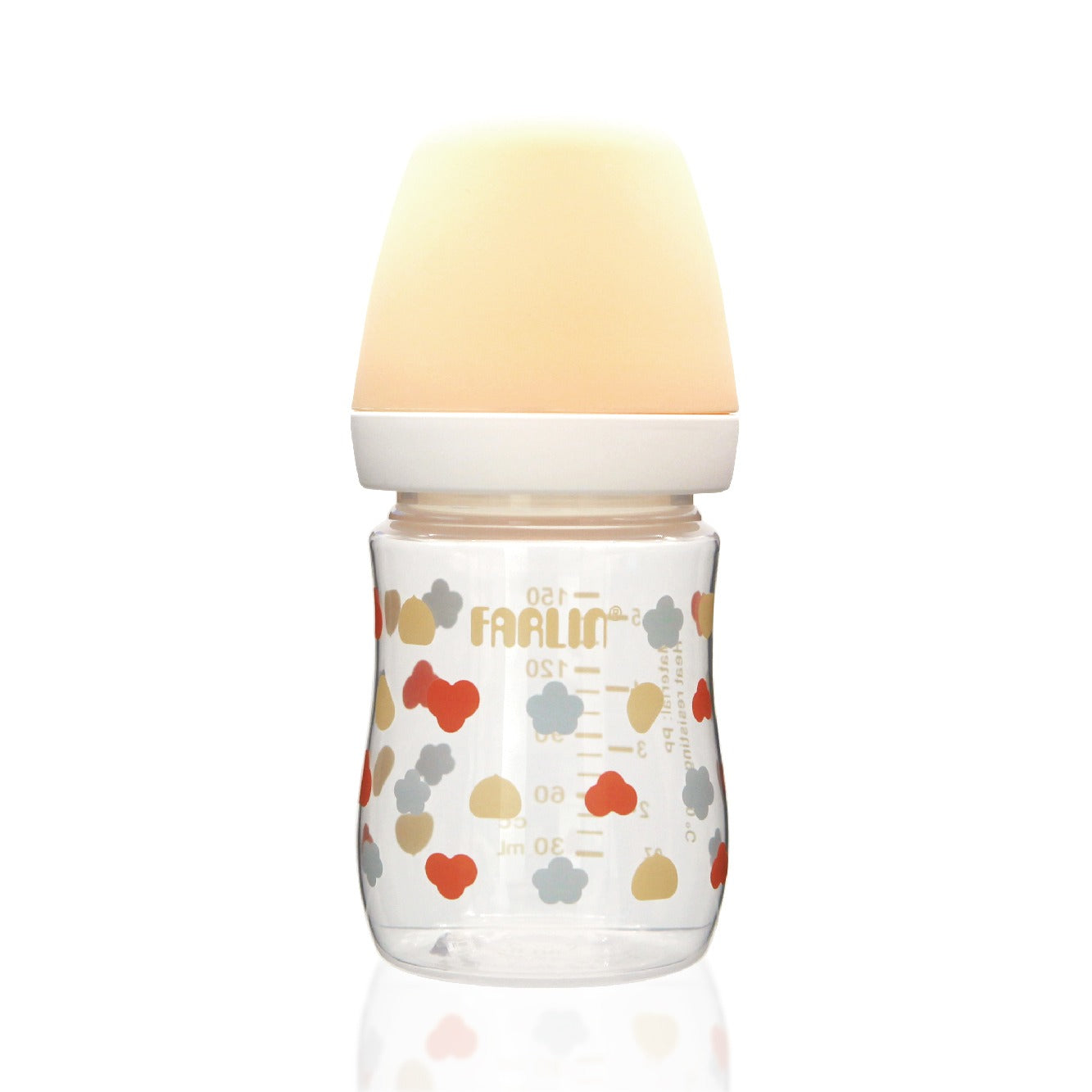Farlin 150ml Wide Neck Baby Feeding Bottle with Anti-Colic System (0M+)