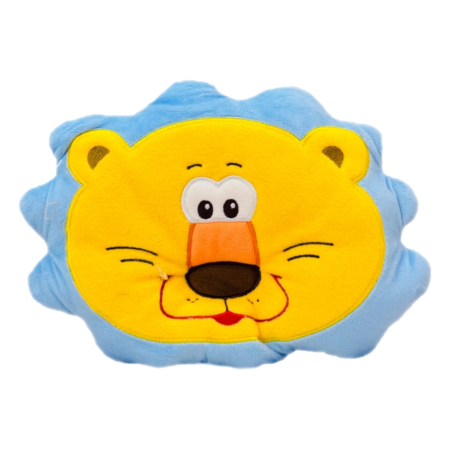 Soft Plush Lion Face Baby Pillow – Baby Head Shaping Pillow