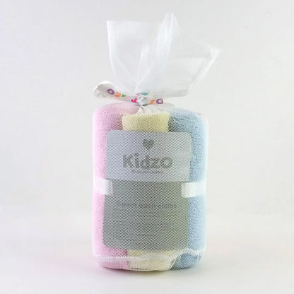 Kidzo 8-Piece Baby Washcloth Set – Ultra-Soft Towels for Newborn Bath Time