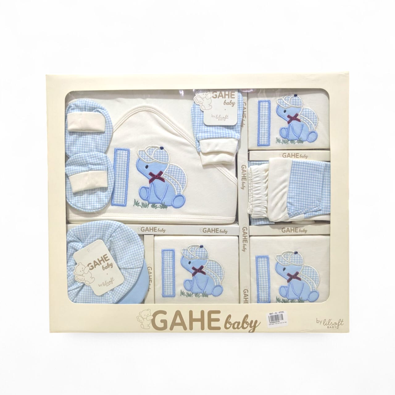 Turtle baby 11-Piece Newborn Baby Gift Set - Premium Soft Cotton Newborn Starter Set