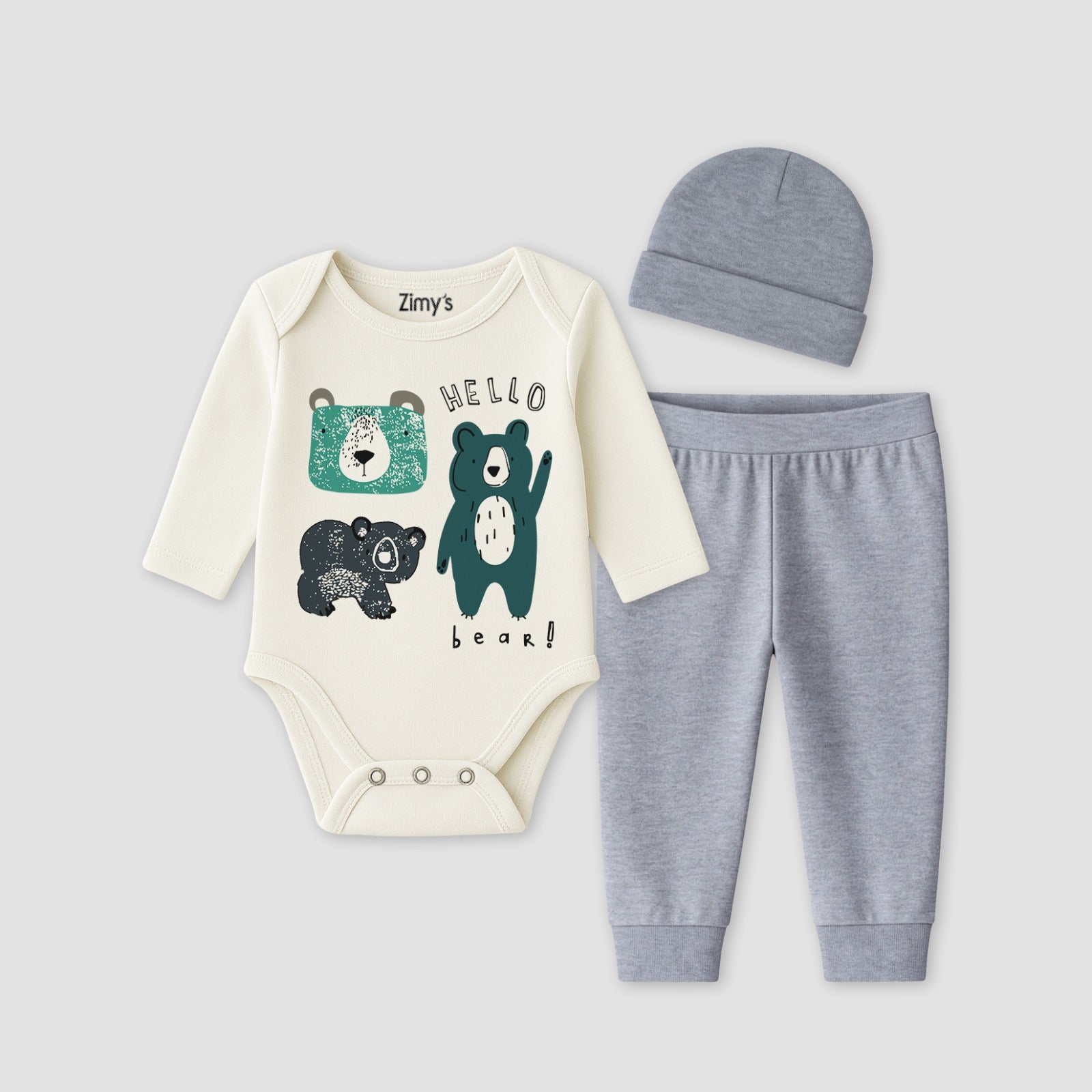 Hello Bear 3-Piece Set