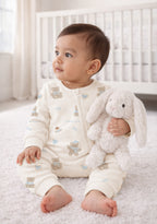 Warm Bear - Fleece Zipper Romper