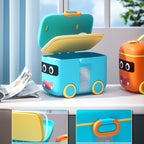 Baby Formula Dispenser | Portable Airtight Milk Powder Container & Scoop (BUS)