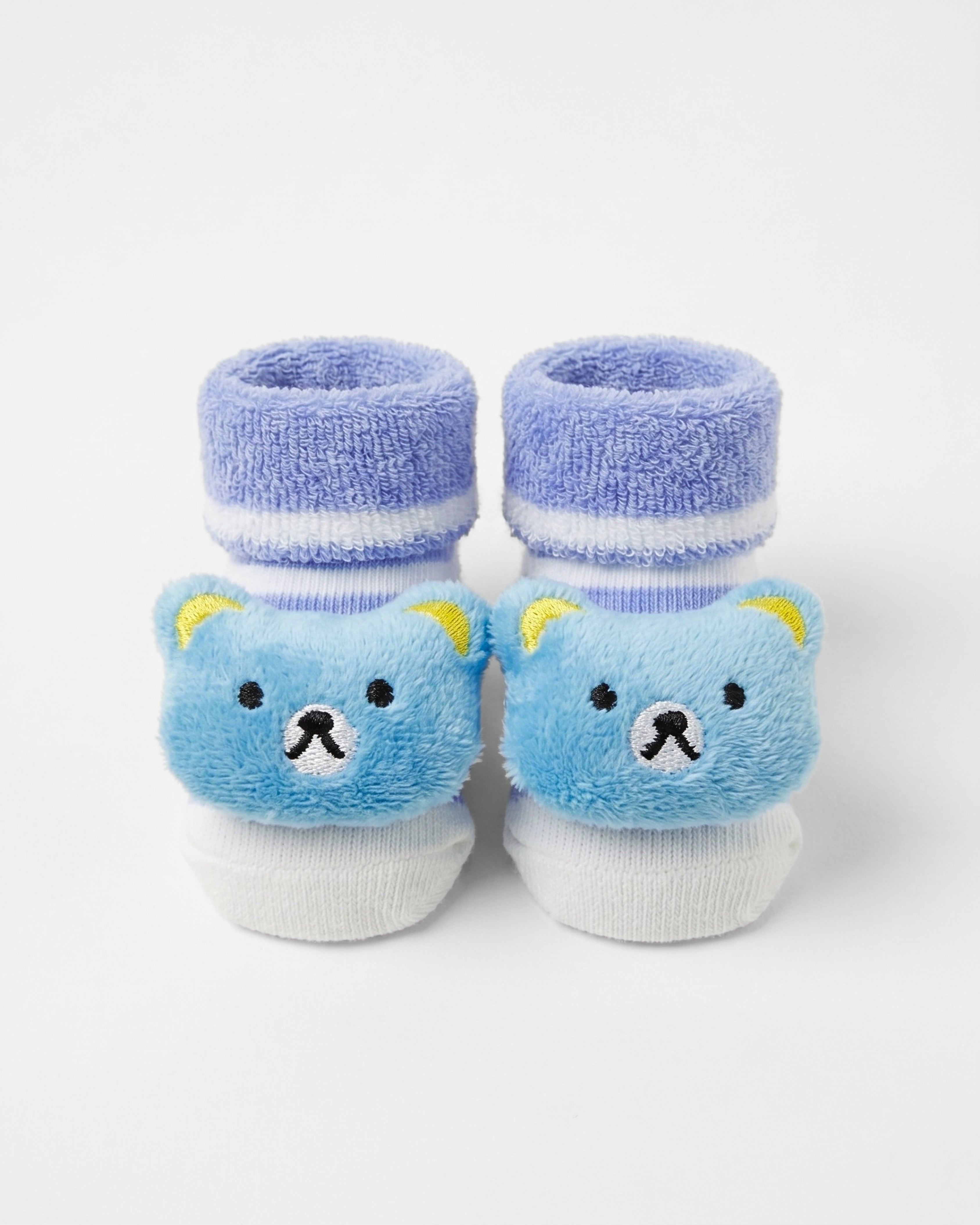 Baby Booties – Infant Soft Socks (Blue Bear)