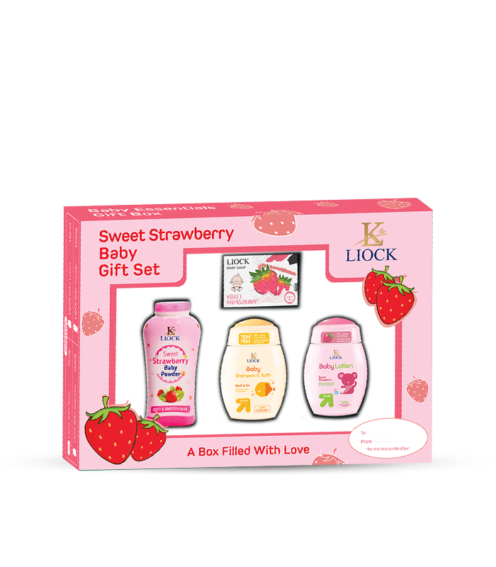 4-Piece Baby Bath & Skincare Gift Set - Gentle Essentials for Newborns