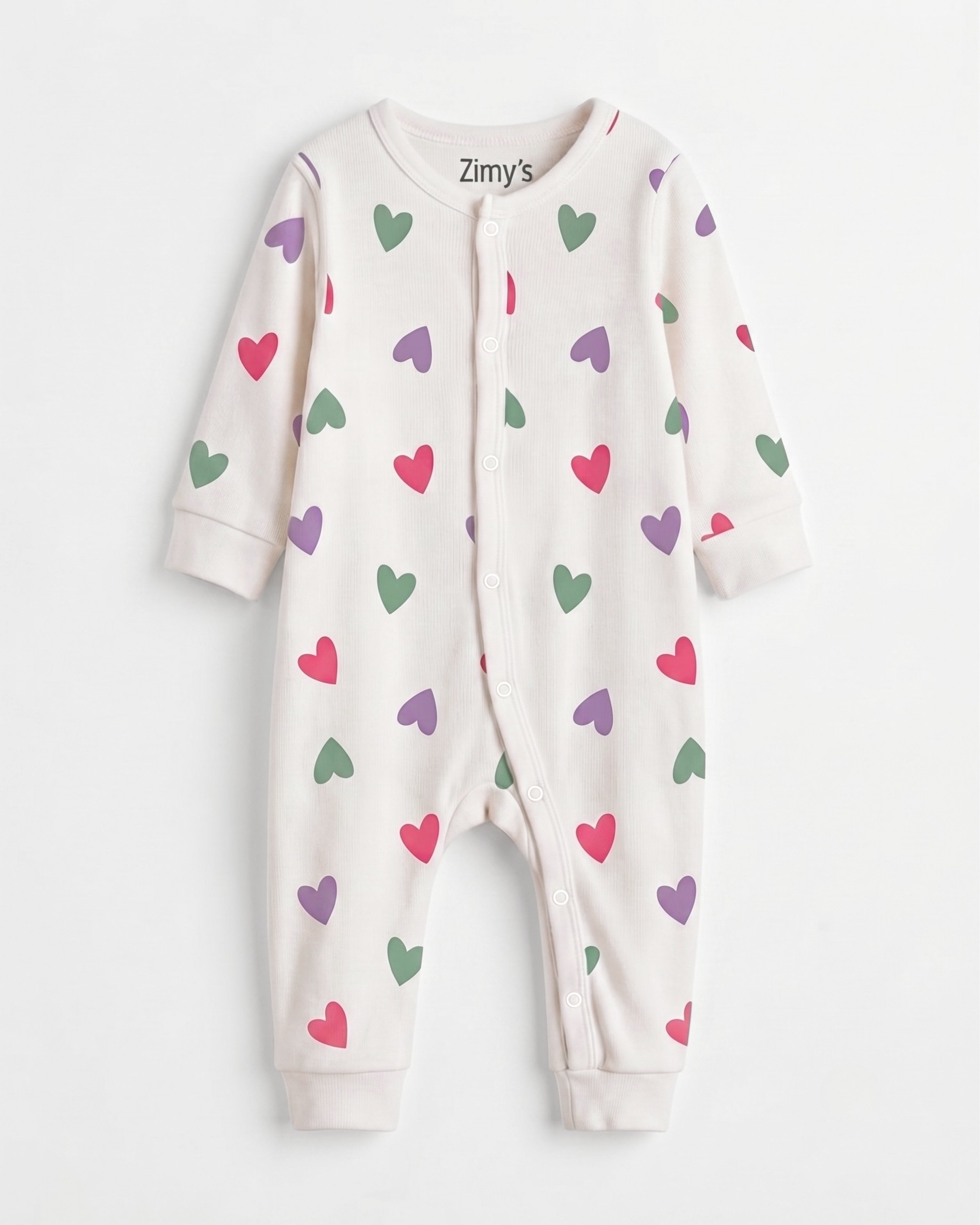 Pastel Hearts – Full Length Romper