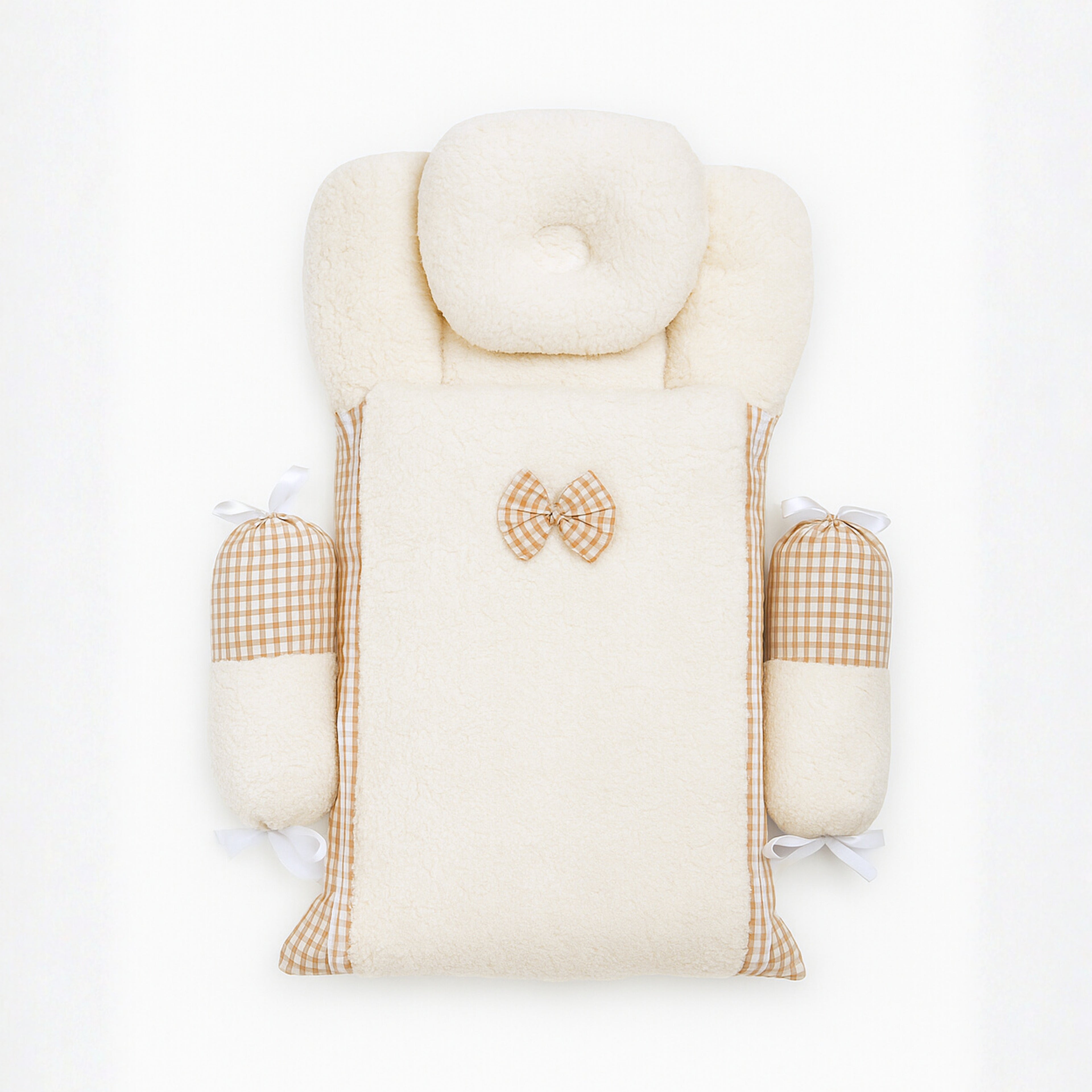 Carry Nest 4 PC - Baby Sleeping Bag - Classic Checks